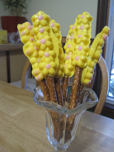 Candy dipped pretzels