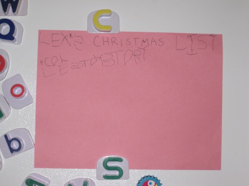 Christmas list