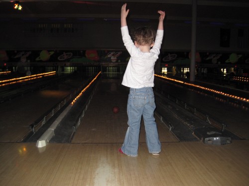 Eve bowling