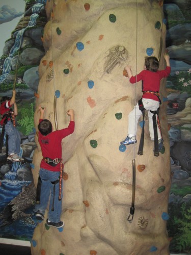 Rock climbing