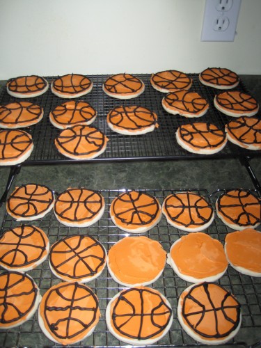 basketball cookies