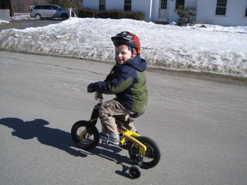 lex on a bike