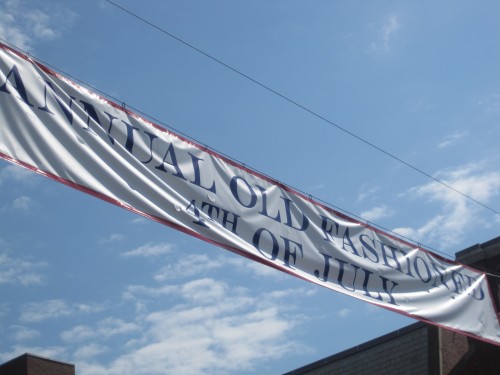 Annual Old Fashioned 4th Of July banner