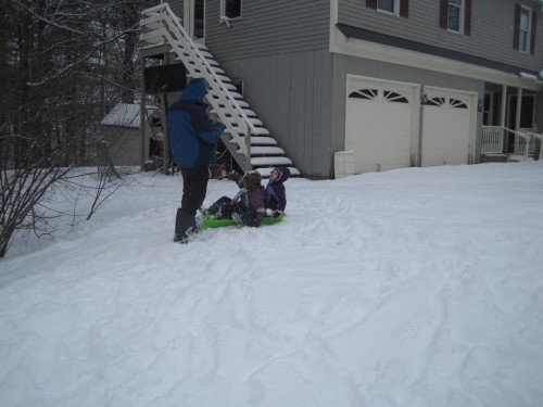 eve sledding