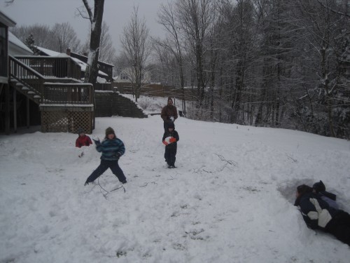 snowball fight