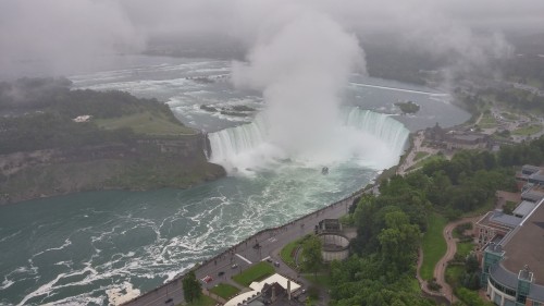 The Horseshoe Falls as seen from the Skylon Tower.